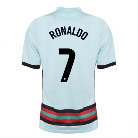 Billiga Fotbollströjor Portugal Cristiano Ronaldo 7 Borta tröja EM 2020 Kortärmad